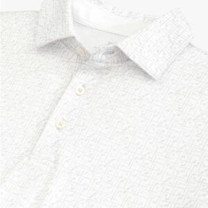 Southern Tide Men’s Driver Over Clubbing Print Performance Polo Golf Athleisure